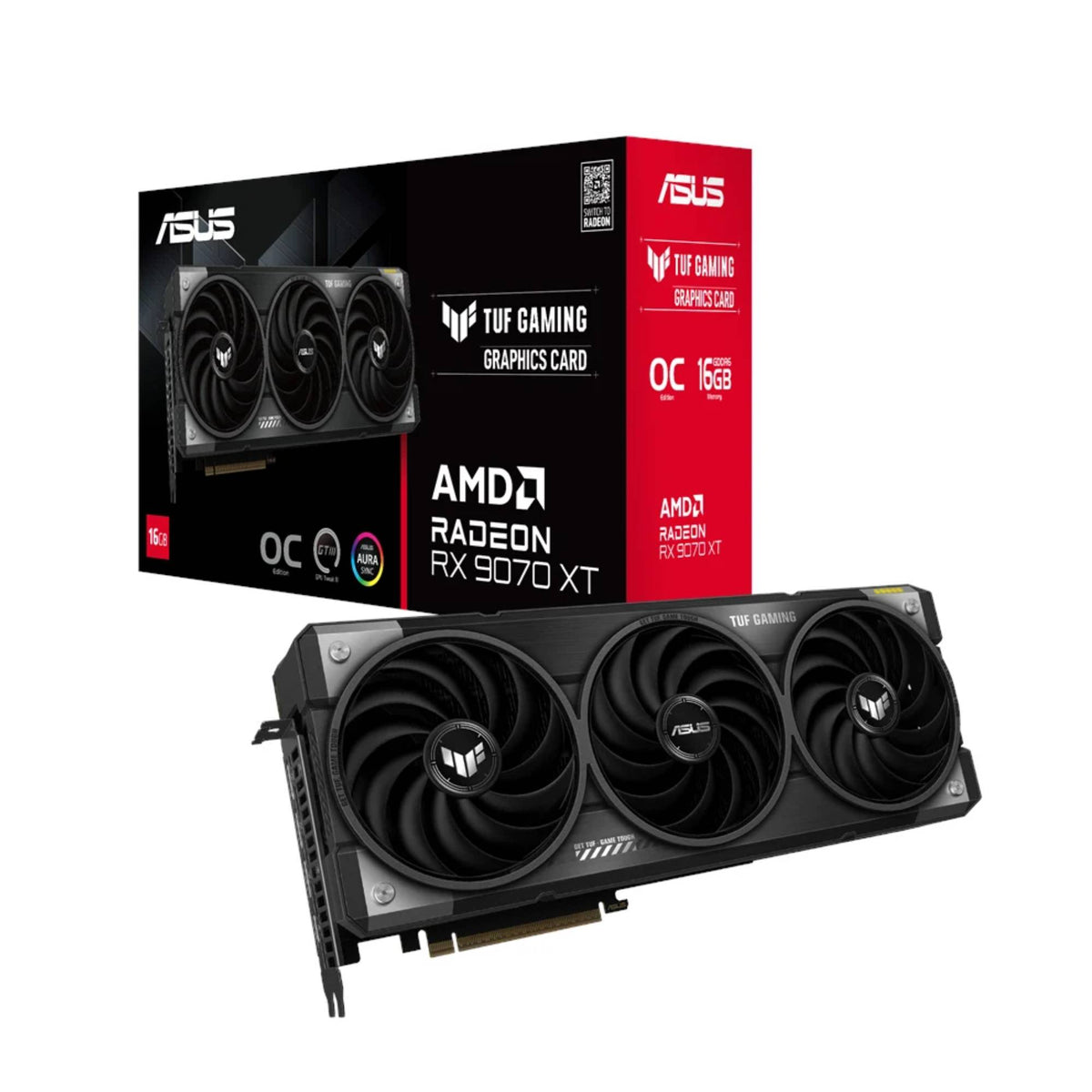Asus AMD Radeon RX 9070 XT Graphics Card